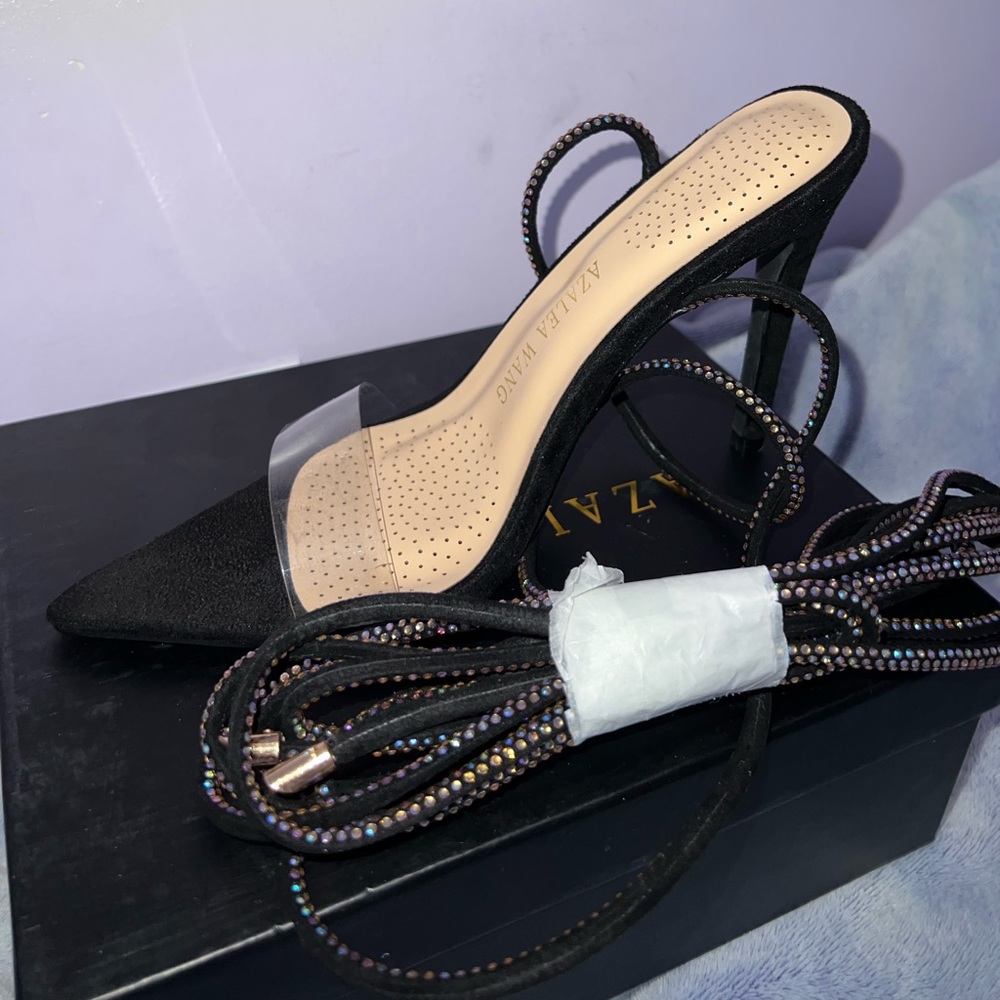 Rhinestone high heels - Picture 2 of 5